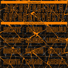 Load image into Gallery viewer, Custom Black Bay Orange Sublimation Soccer Uniform Jersey