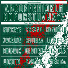 Load image into Gallery viewer, Custom Green Red-White Sublimation Mexico Soccer Uniform Jersey