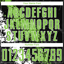 Load image into Gallery viewer, Custom Black Neon Green-White Sublimation Soccer Uniform Jersey