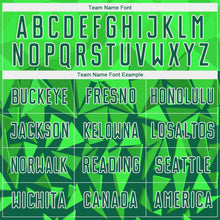 Load image into Gallery viewer, Custom Green Grass Green-White Sublimation Soccer Uniform Jersey