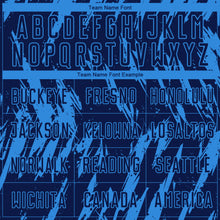 Load image into Gallery viewer, Custom Powder Blue Navy Sublimation Soccer Uniform Jersey