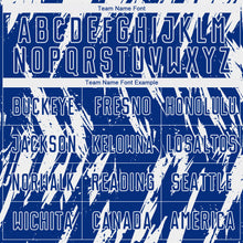 Load image into Gallery viewer, Custom Royal White Sublimation Soccer Uniform Jersey