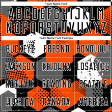 Load image into Gallery viewer, Custom Orange Black-White Sublimation Soccer Uniform Jersey