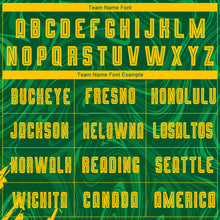 Load image into Gallery viewer, Custom Kelly Green Gold Sublimation Soccer Uniform Jersey