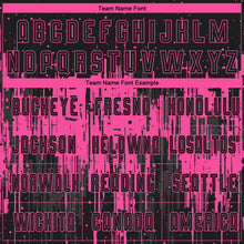 Load image into Gallery viewer, Custom Pink Black Sublimation Soccer Uniform Jersey