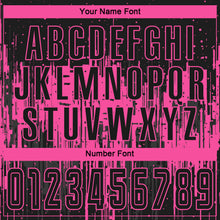 Load image into Gallery viewer, Custom Pink Black Sublimation Soccer Uniform Jersey