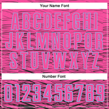 Load image into Gallery viewer, Custom Pink Black-Light Blue Sublimation Soccer Uniform Jersey