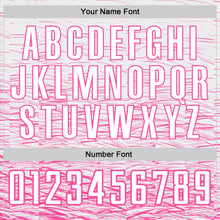 Load image into Gallery viewer, Custom Pink White Sublimation Soccer Uniform Jersey