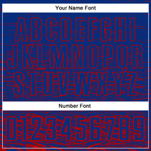 Load image into Gallery viewer, Custom Royal Red Sublimation Soccer Uniform Jersey