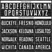 Load image into Gallery viewer, Custom Black White Sublimation Soccer Uniform Jersey