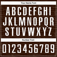 Load image into Gallery viewer, Custom Brown White Sublimation Soccer Uniform Jersey