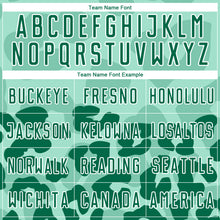 Load image into Gallery viewer, Custom Pea Green Kelly Green-White Animal Print Sublimation Soccer Uniform Jersey