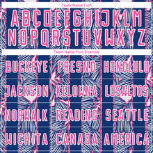 Load image into Gallery viewer, Custom Royal Pink-White Flowers Sublimation Soccer Uniform Jersey