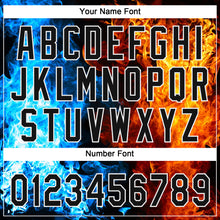 Load image into Gallery viewer, Custom Figure Black-White Flame 3D Pattern Two-Button Unisex Softball Jersey