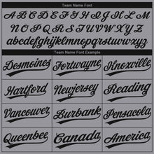 Load image into Gallery viewer, Custom Gray Black-Camo 3D Pattern Two-Button Unisex Softball Jersey