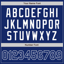 Load image into Gallery viewer, Custom Royal Royal-White Two-Button Unisex Softball Jersey