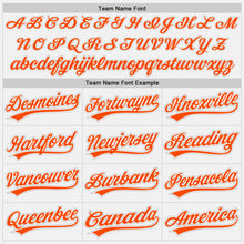 Load image into Gallery viewer, Custom White Orange-Gray Two-Button Unisex Softball Jersey