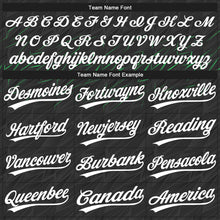 Load image into Gallery viewer, Custom Black White-Neon Green 3D Pattern Two-Button Unisex Softball Jersey