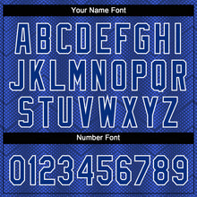 Load image into Gallery viewer, Custom Royal Royal-Navy 3D Pattern Two-Button Unisex Softball Jersey