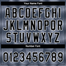 Load image into Gallery viewer, Custom Steel Gray Black-White 3D Pattern Two-Button Unisex Softball Jersey