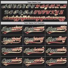 Load image into Gallery viewer, Custom Black Vintage USA Flag-City Cream Two-Button Unisex Softball Jersey