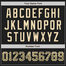 Load image into Gallery viewer, Custom Black Camo-City Cream Two-Button Unisex Softball Jersey