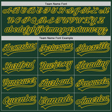 Load image into Gallery viewer, Custom Green Green-Yellow Two-Button Unisex Softball Jersey