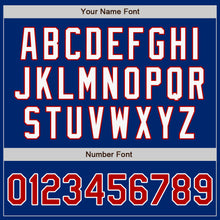 Load image into Gallery viewer, Custom Royal Red-Yellow Authentic Split Fashion Baseball Jersey