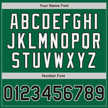 Load image into Gallery viewer, Custom Kelly Green Black-Yellow Authentic Split Fashion Baseball Jersey