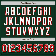 Load image into Gallery viewer, Custom Green Red-Yellow Authentic Split Fashion Baseball Jersey