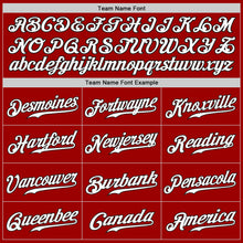 Load image into Gallery viewer, Custom Red Black-Gray Authentic Split Fashion Baseball Jersey