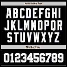 Load image into Gallery viewer, Custom Black White-Royal Authentic Split Fashion Baseball Jersey