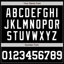 Load image into Gallery viewer, Custom Black White-Red Authentic Split Fashion Baseball Jersey