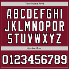 Load image into Gallery viewer, Custom Crimson White Orange-Black Authentic Split Fashion Baseball Jersey