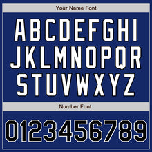 Load image into Gallery viewer, Custom Royal Black-Yellow Authentic Split Fashion Baseball Jersey