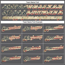 Load image into Gallery viewer, Custom Steel Gray Vintage USA Flag-City Cream Performance T-Shirt