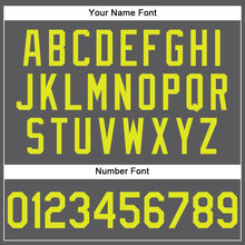 Load image into Gallery viewer, Custom Steel Gray Neon Yellow Performance T-Shirt