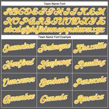 Load image into Gallery viewer, Custom Steel Gray Gold-White Performance T-Shirt