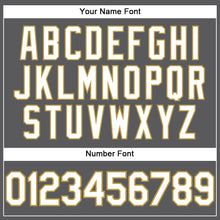 Load image into Gallery viewer, Custom Steel Gray White-Old Gold Performance T-Shirt