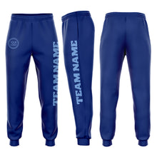 Load image into Gallery viewer, Custom Royal Light Blue Fleece Jogger Sweatpants