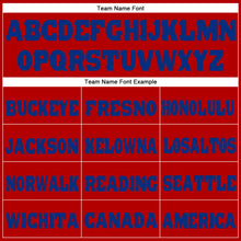 Load image into Gallery viewer, Custom Red Royal Fleece Jogger Sweatpants