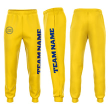 Load image into Gallery viewer, Custom Gold Royal Fleece Jogger Sweatpants