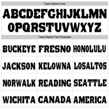 Load image into Gallery viewer, Custom White Black Fleece Jogger Sweatpants