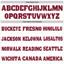 Load image into Gallery viewer, Custom White Crimson Fleece Jogger Sweatpants