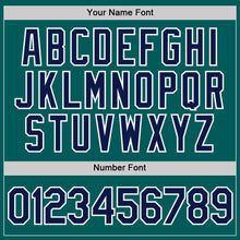 Load image into Gallery viewer, Custom Teal Navy-White Performance T-Shirt