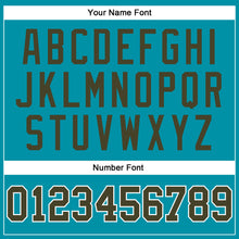 Load image into Gallery viewer, Custom Teal Olive-White Authentic Throwback Basketball Jersey