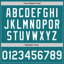 Load image into Gallery viewer, Custom Teal White Authentic Baseball Jersey