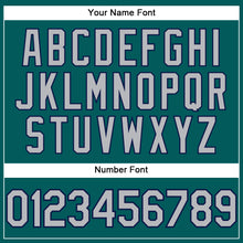 Load image into Gallery viewer, Custom Teal Gray-Navy Performance T-Shirt