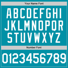 Load image into Gallery viewer, Custom Teal White Authentic Throwback Baseball Jersey