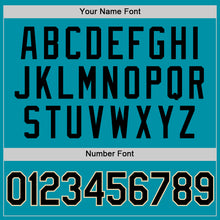 Load image into Gallery viewer, Custom Teal Black-Cream Authentic Throwback Baseball Jersey